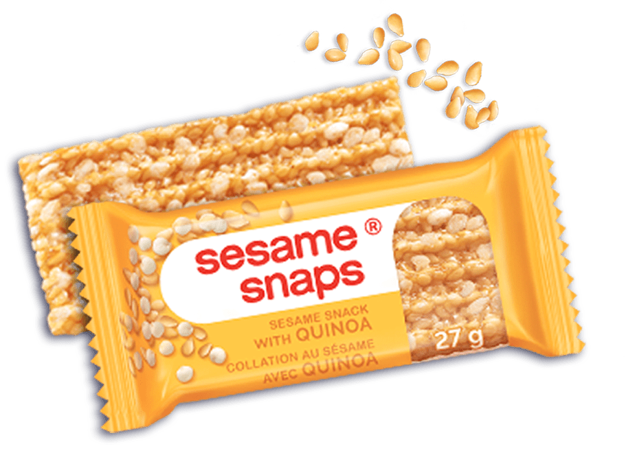 sesame snaps snack with quinoa 27 g